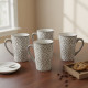 Porcelain Mug Set - 4 Pcs